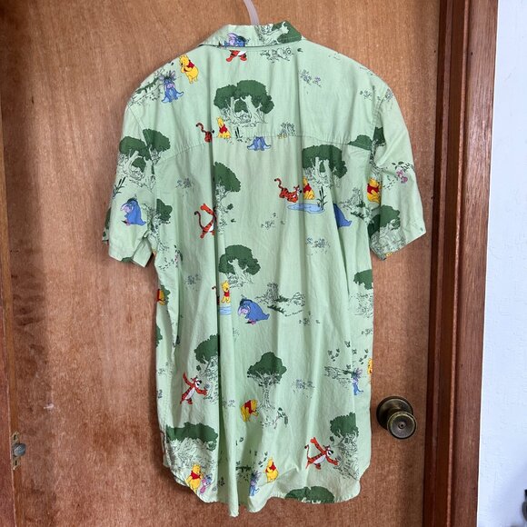 Disney Winnie the Pooh Earth Day Scenic Woven Button-Up - BoxLunch Exclusive - Picture 2 of 2